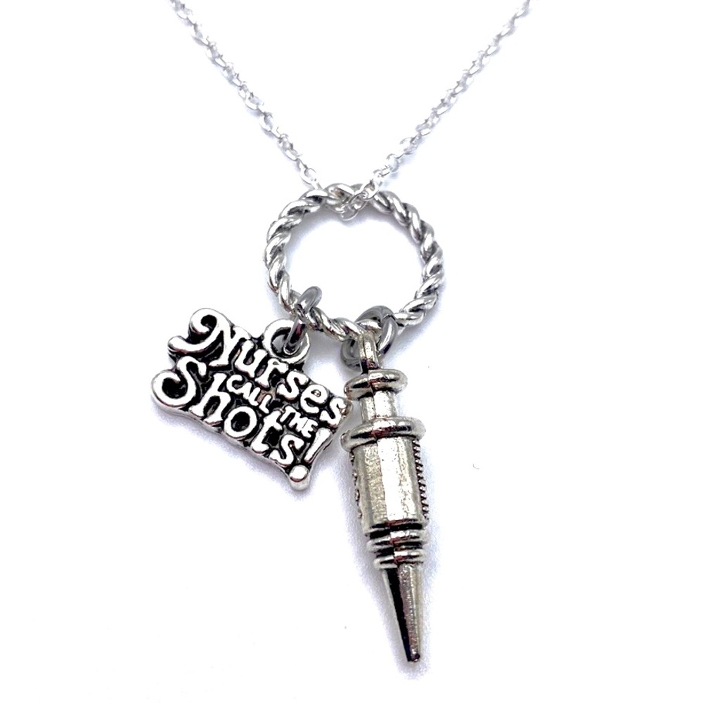 Nurse Charm Necklace Nurses Call All The Shots